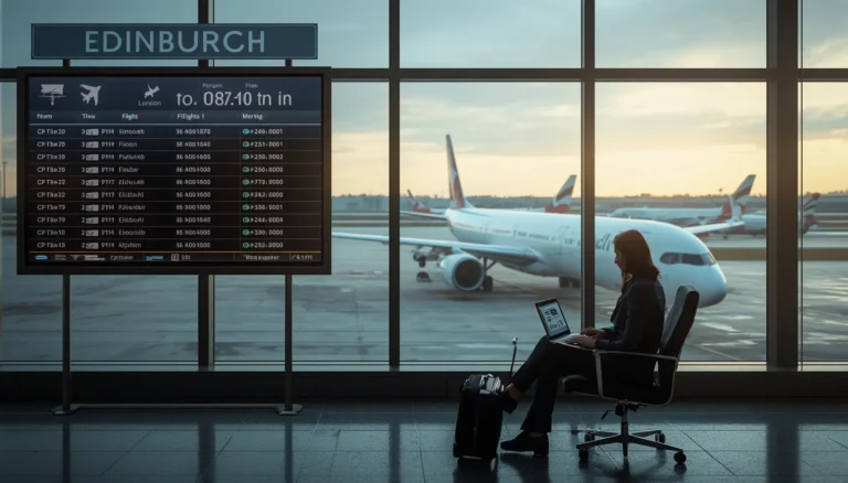 Choosing Flights from London to Edinburgh