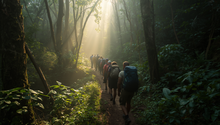 Early Morning Gorilla Trek in Uganda