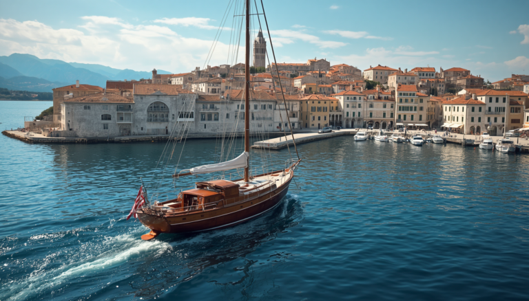 Classic Yacht Cruising in Trogir